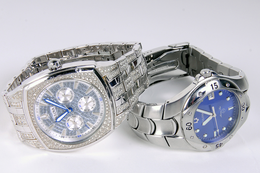 Mens Bulova Swarovski And Diving Watches