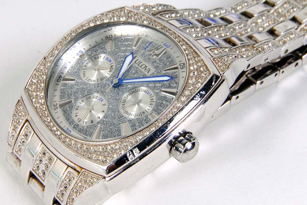 Mens Bulova Swarovski And Diving Watches