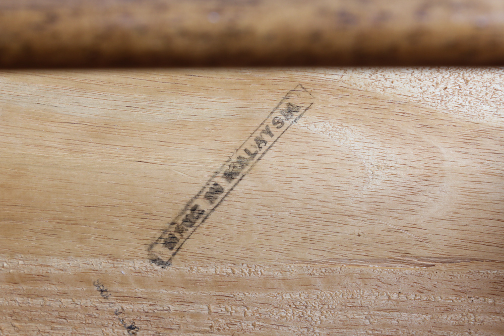 Vintage Oak Press Back Dining Chairs