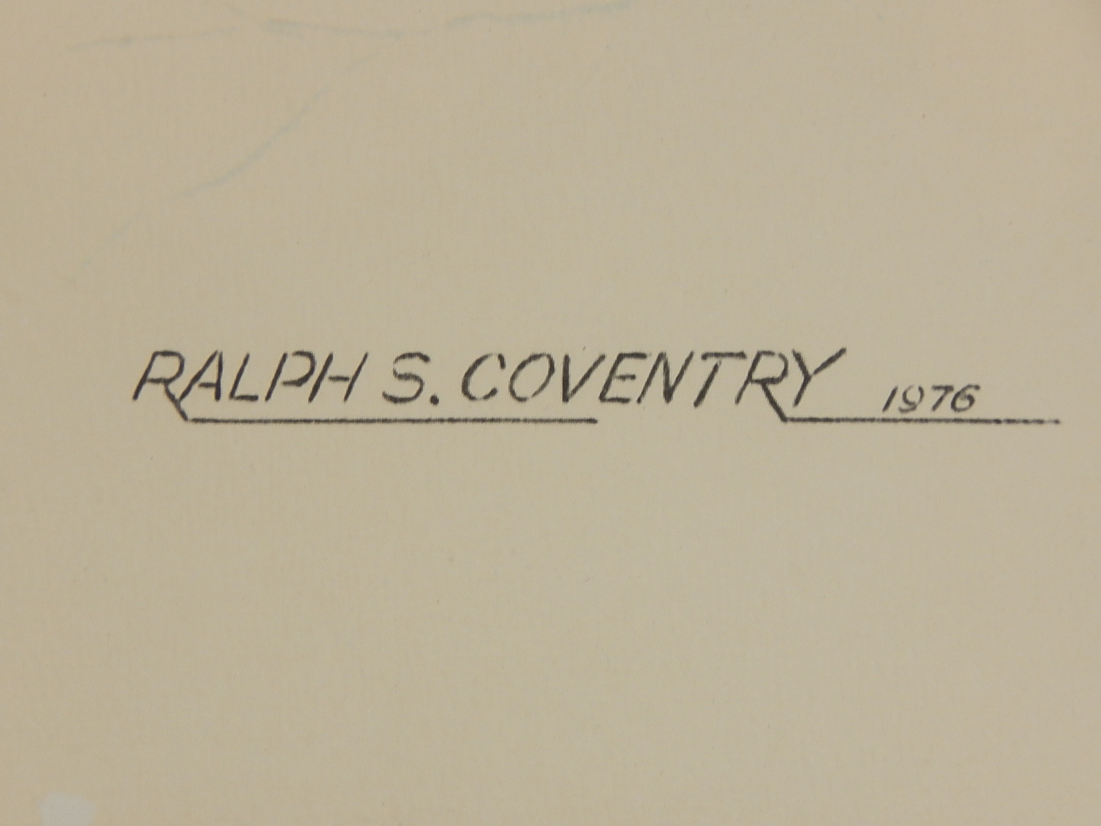 1976 Ralph S. Coventry Spotted Leopard Framed Print