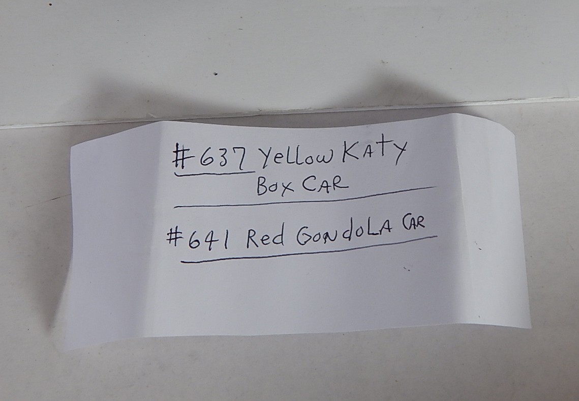 American Flyer S-Gauge Trains - Train Cars #637, #641, #715, #911