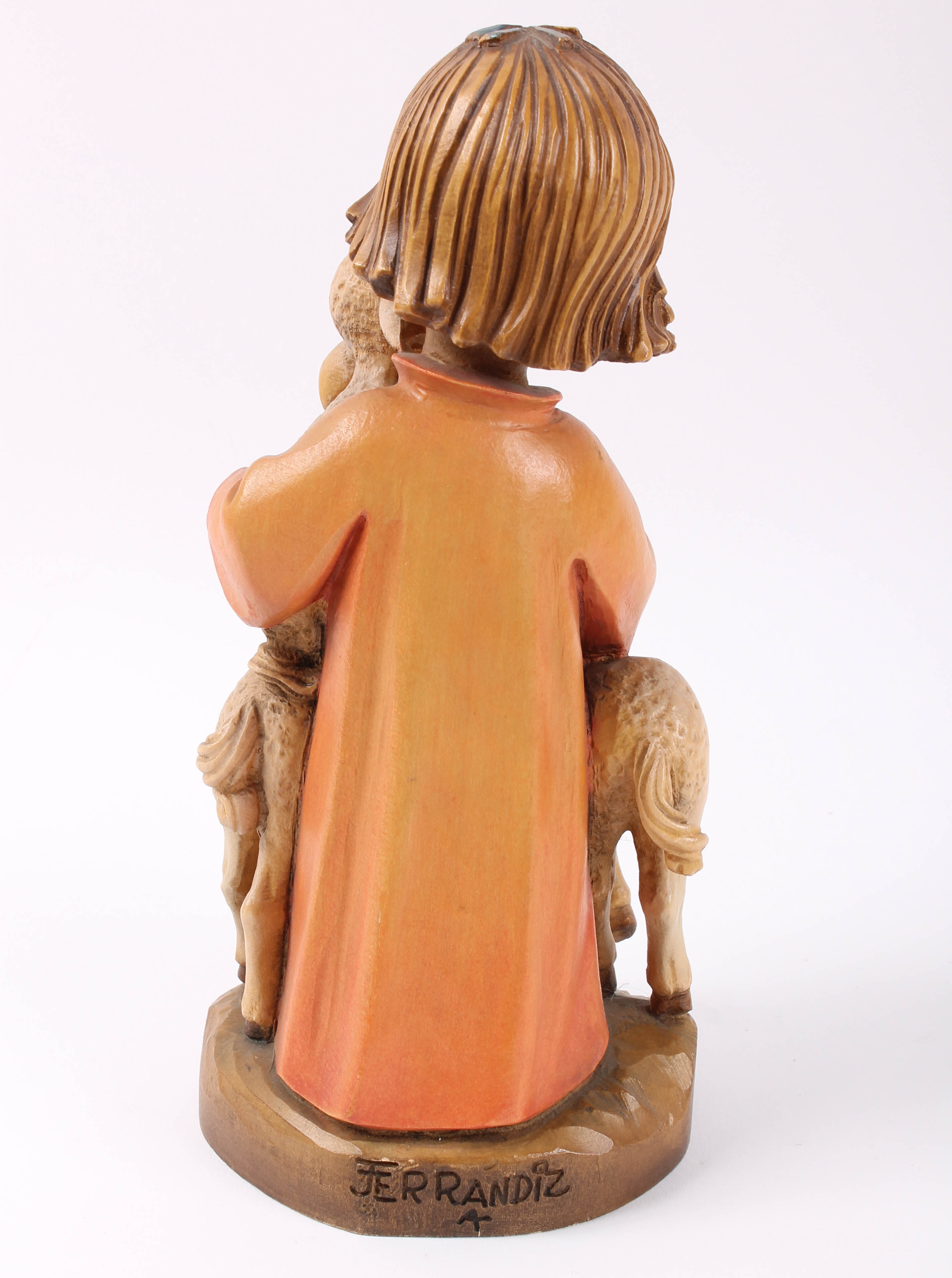 An Anri Hand-Carved and Painted Figurine by Ferrandiz