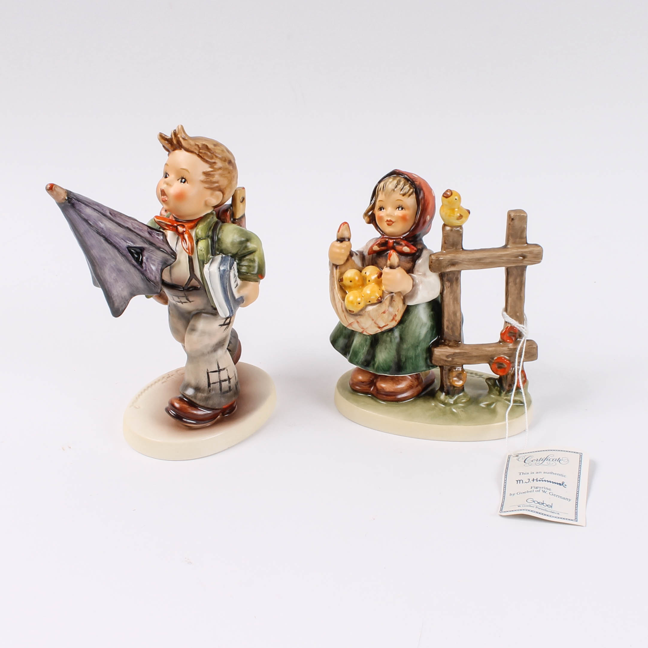 Pair of Vintage West-German Hummel Figurines