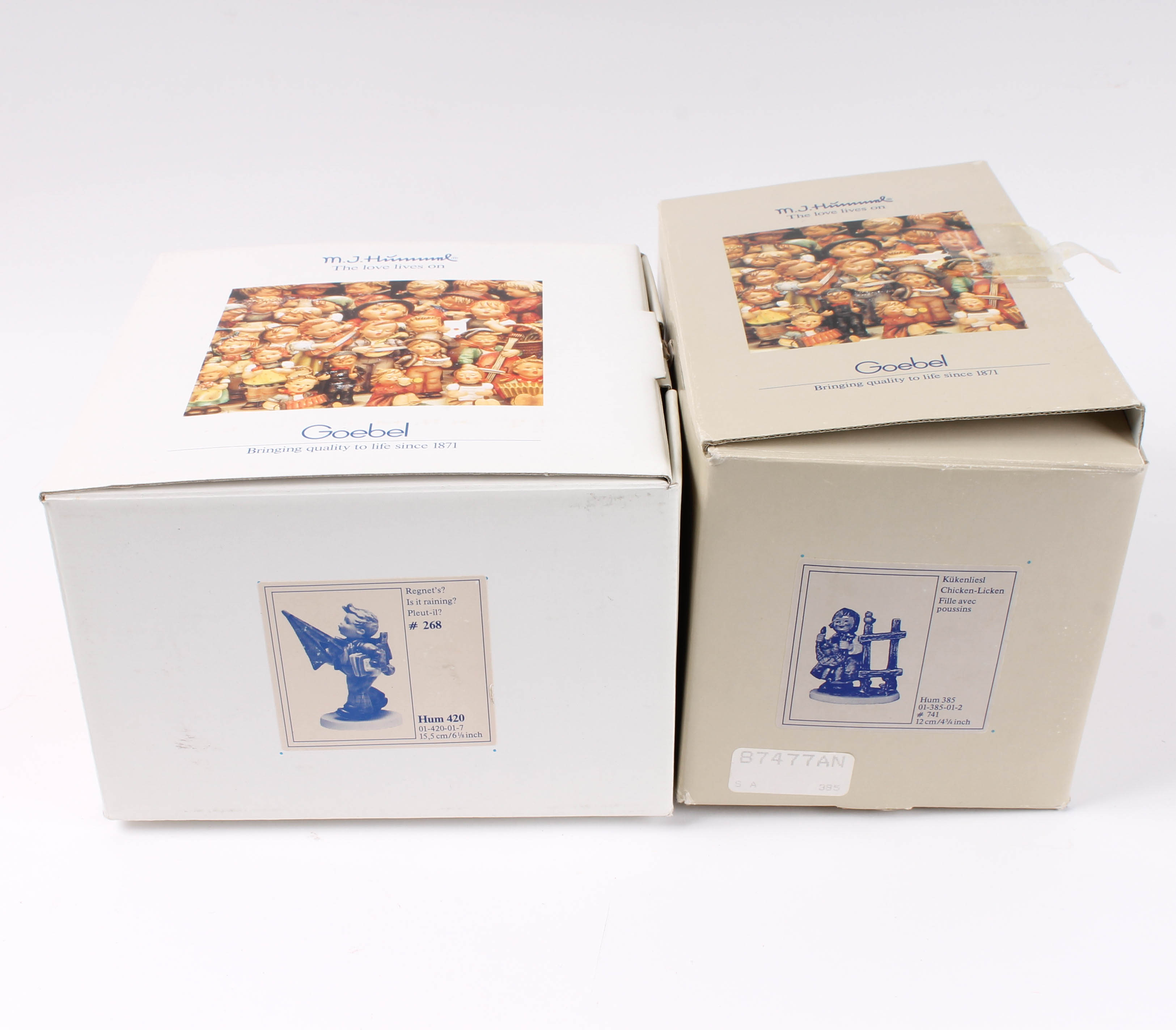 Pair of Vintage West-German Hummel Figurines