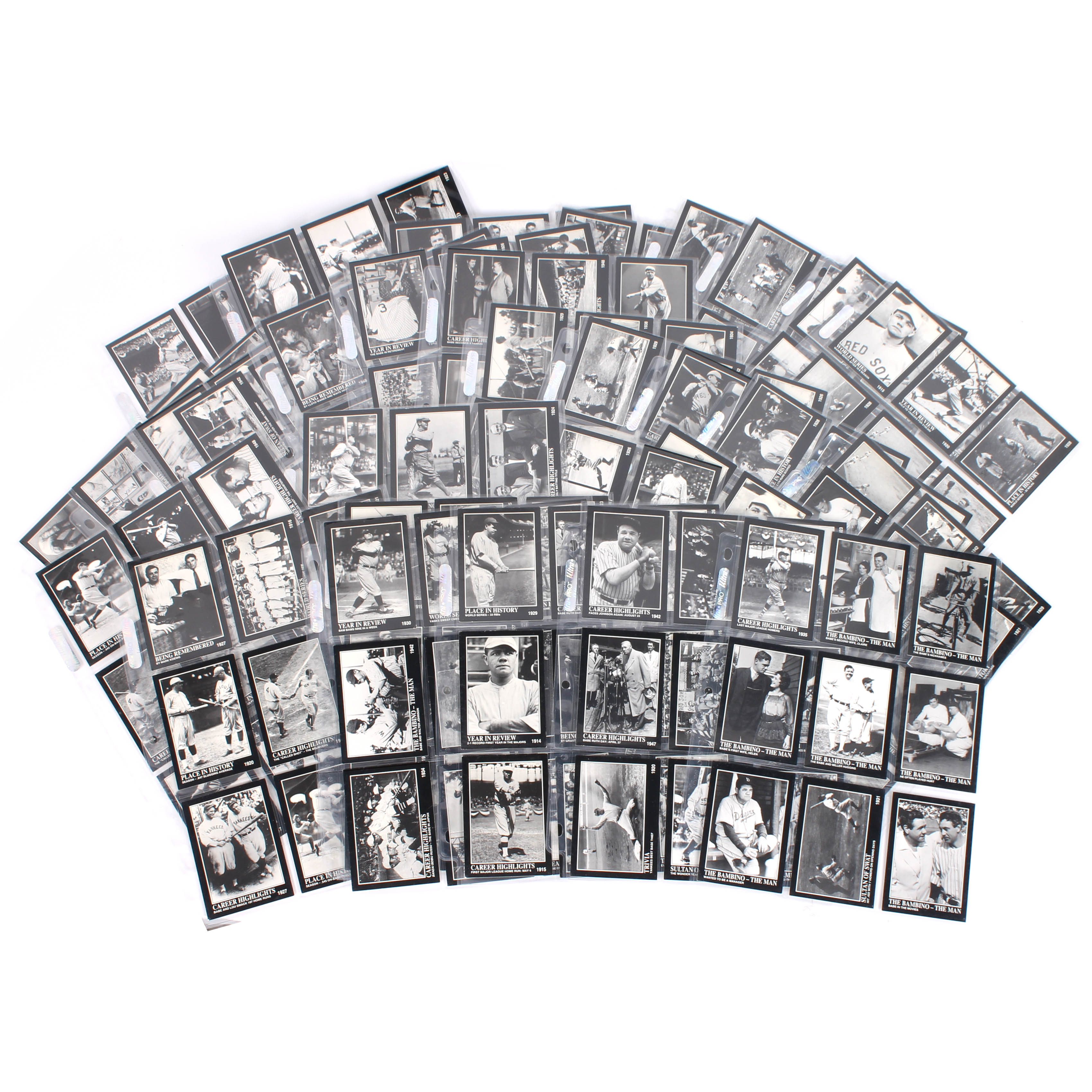 Sports Card Collection by Megacards Featuring Babe Ruth