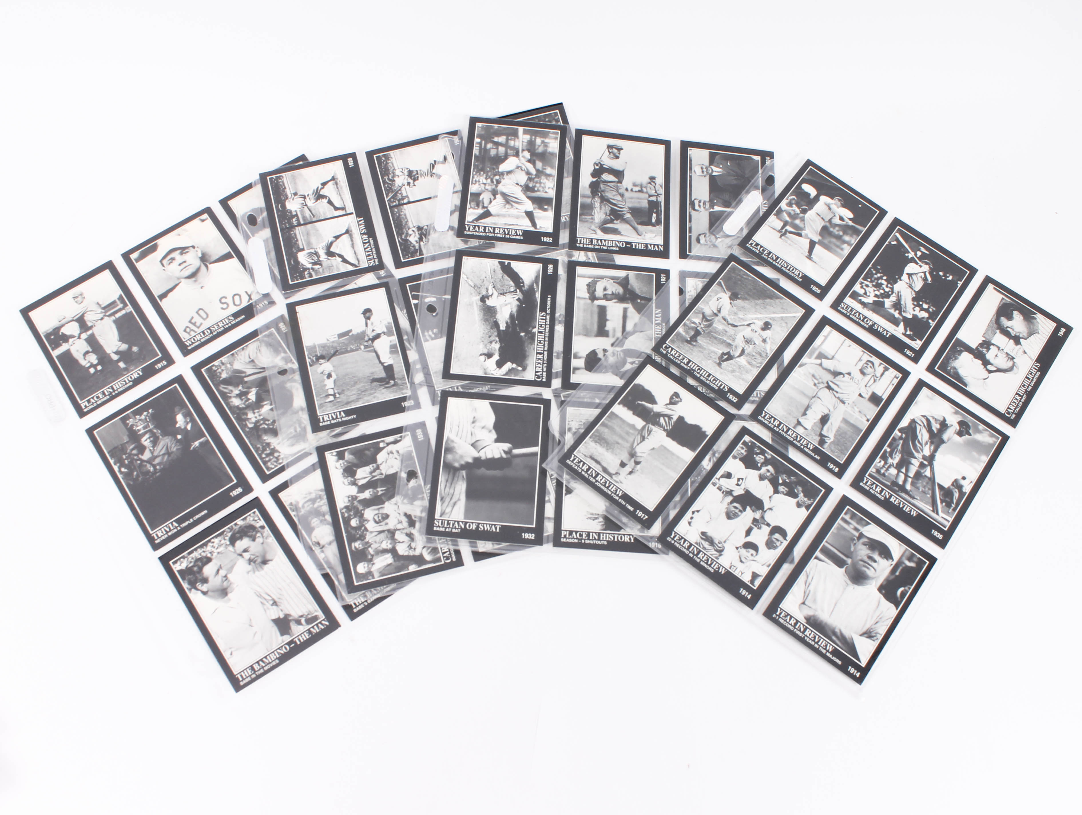 Sports Card Collection by Megacards Featuring Babe Ruth
