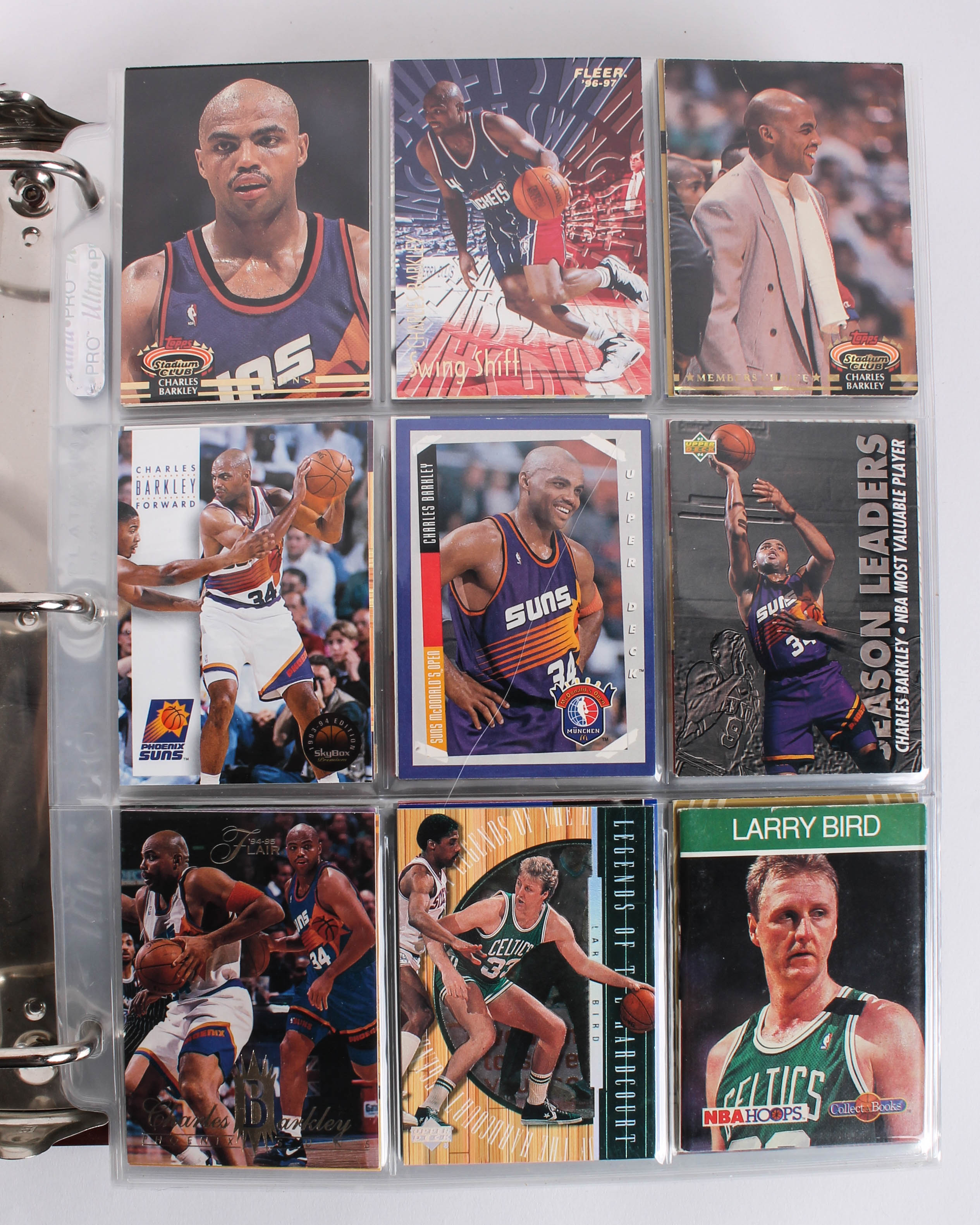 Collection of Basketball Trading Cards including Michael Jordan