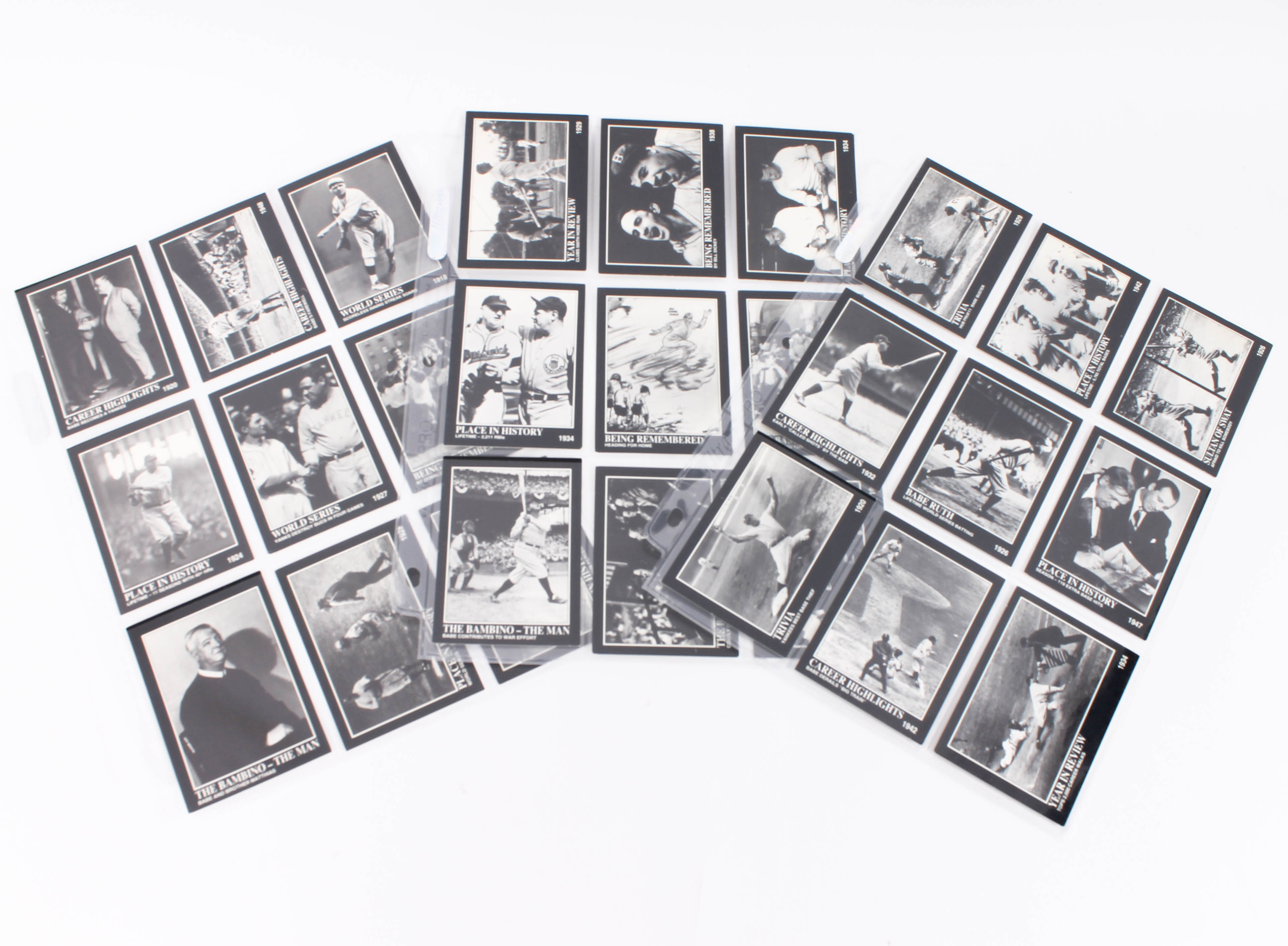 Sports Card Collection by Megacards Featuring Babe Ruth