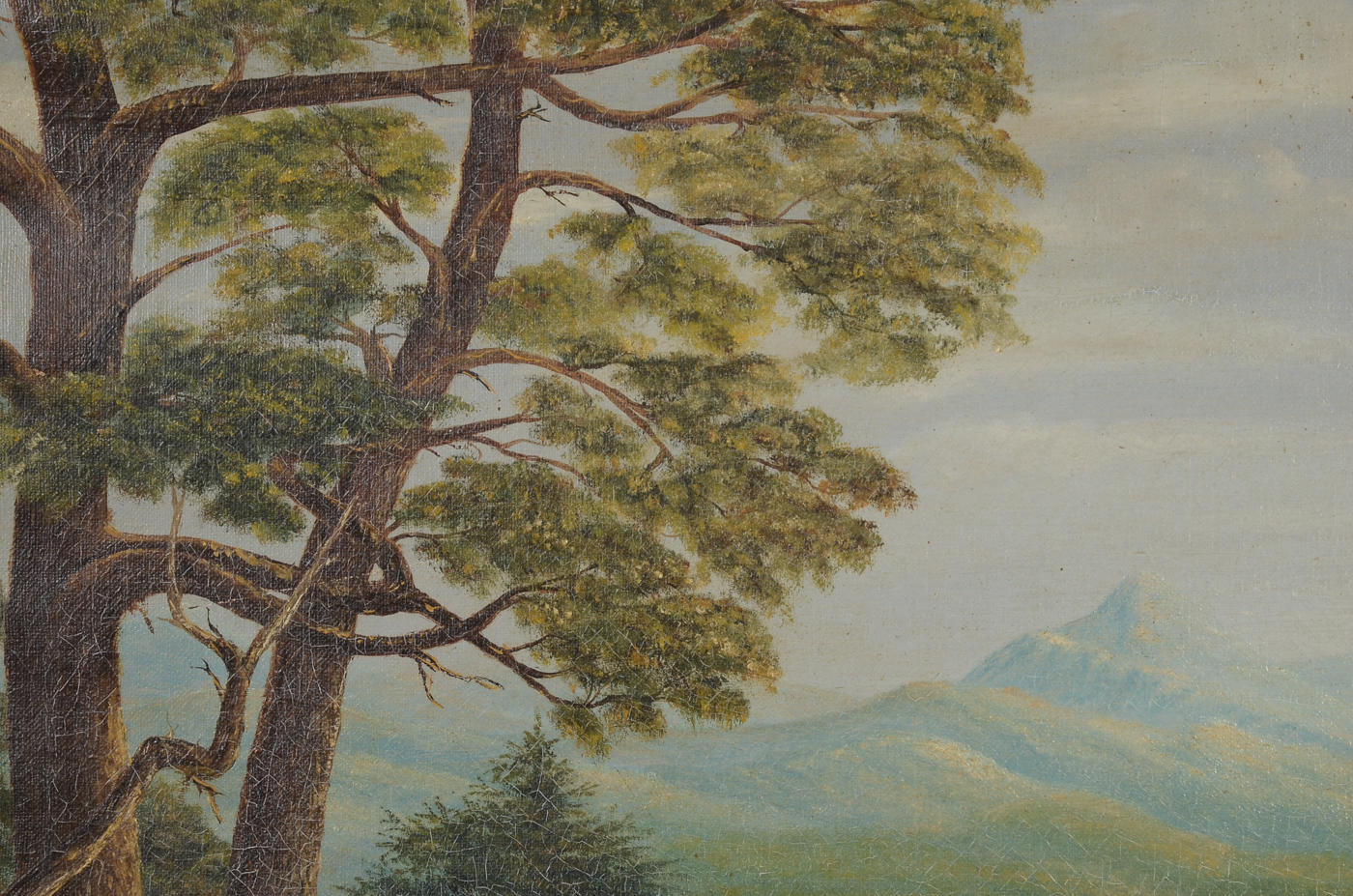 Antique Oil Painting on Canvas