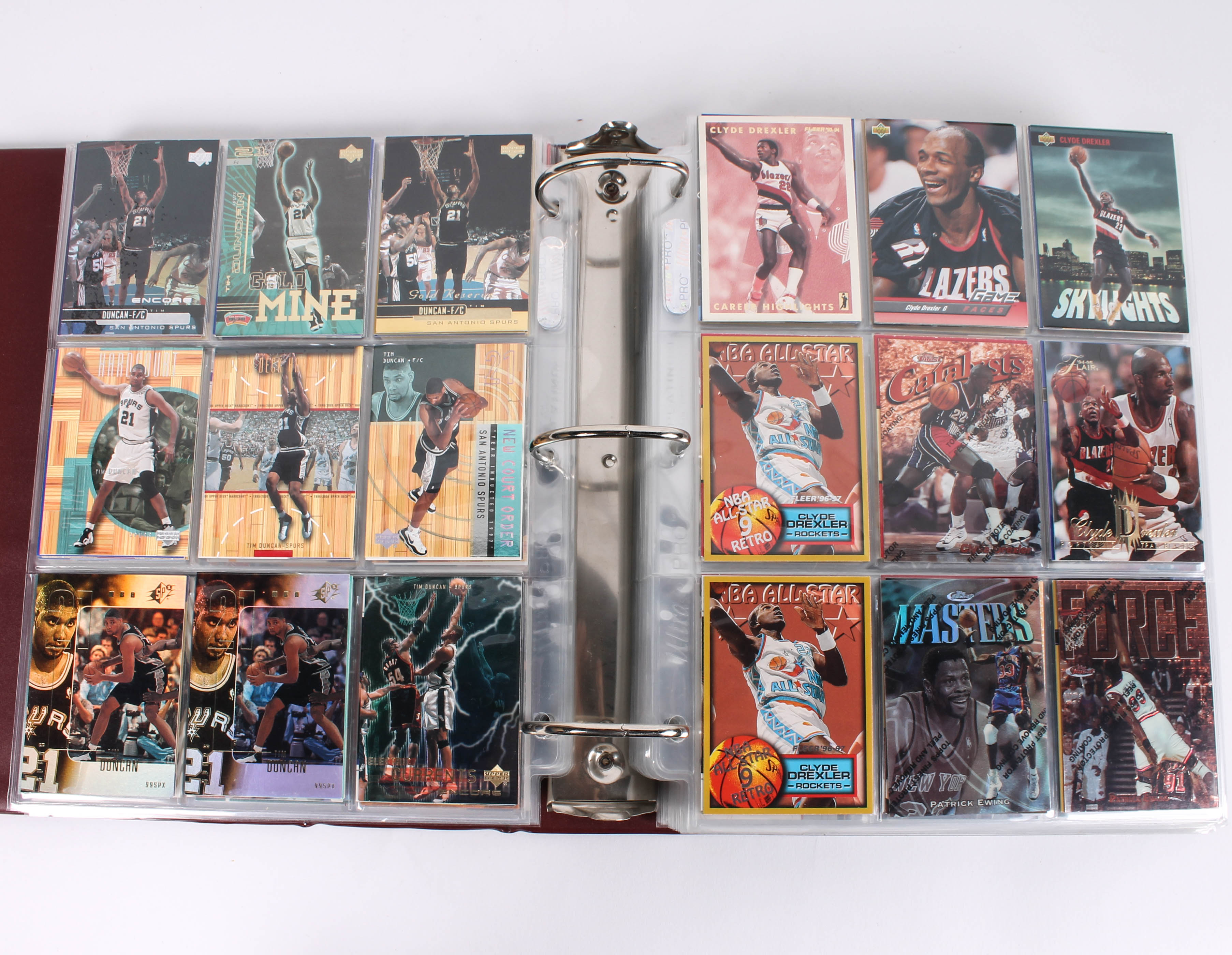 Collection of Basketball Trading Cards including Michael Jordan