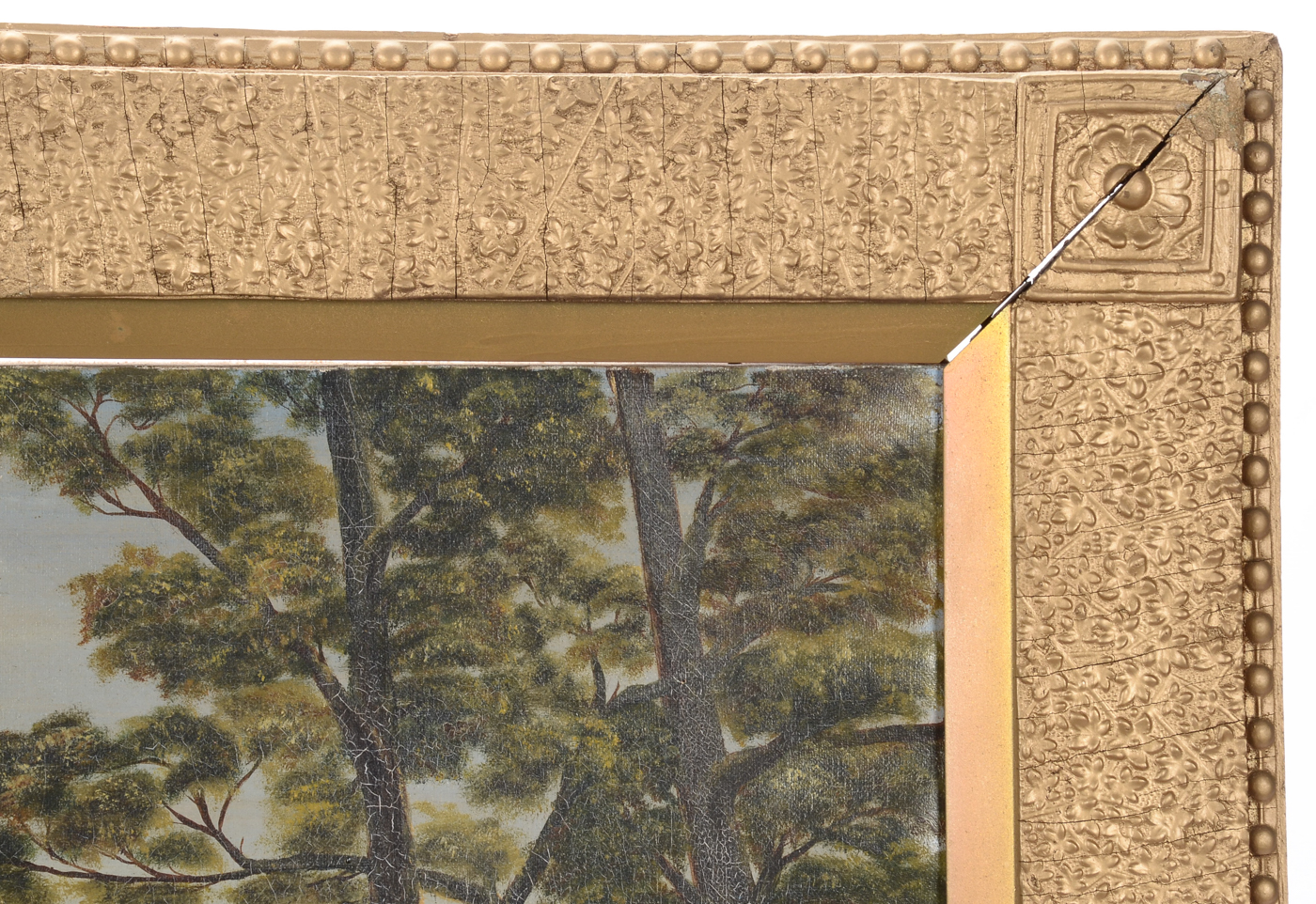 Antique Oil Painting on Canvas