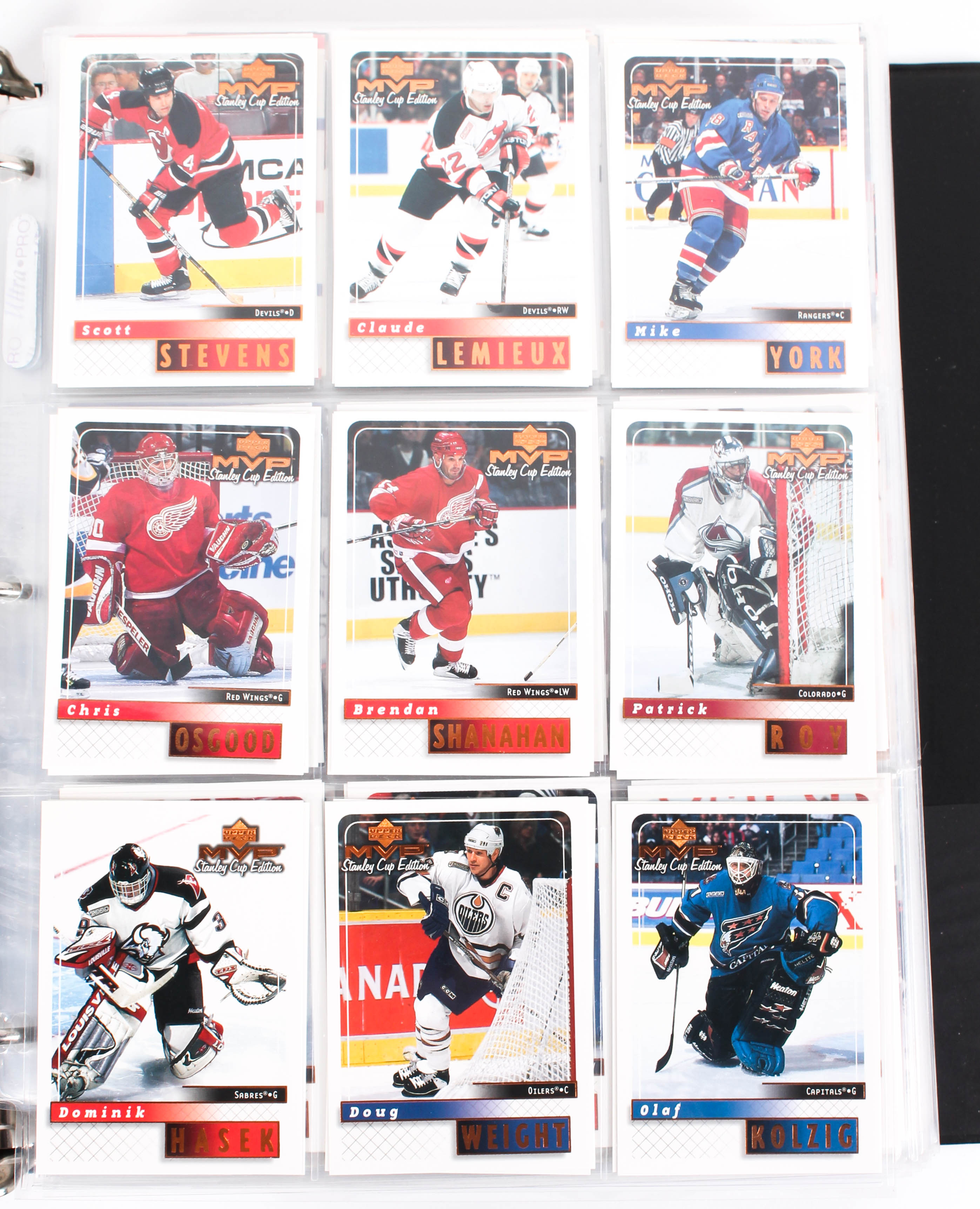 Collection of Hockey Sports Trading Cards