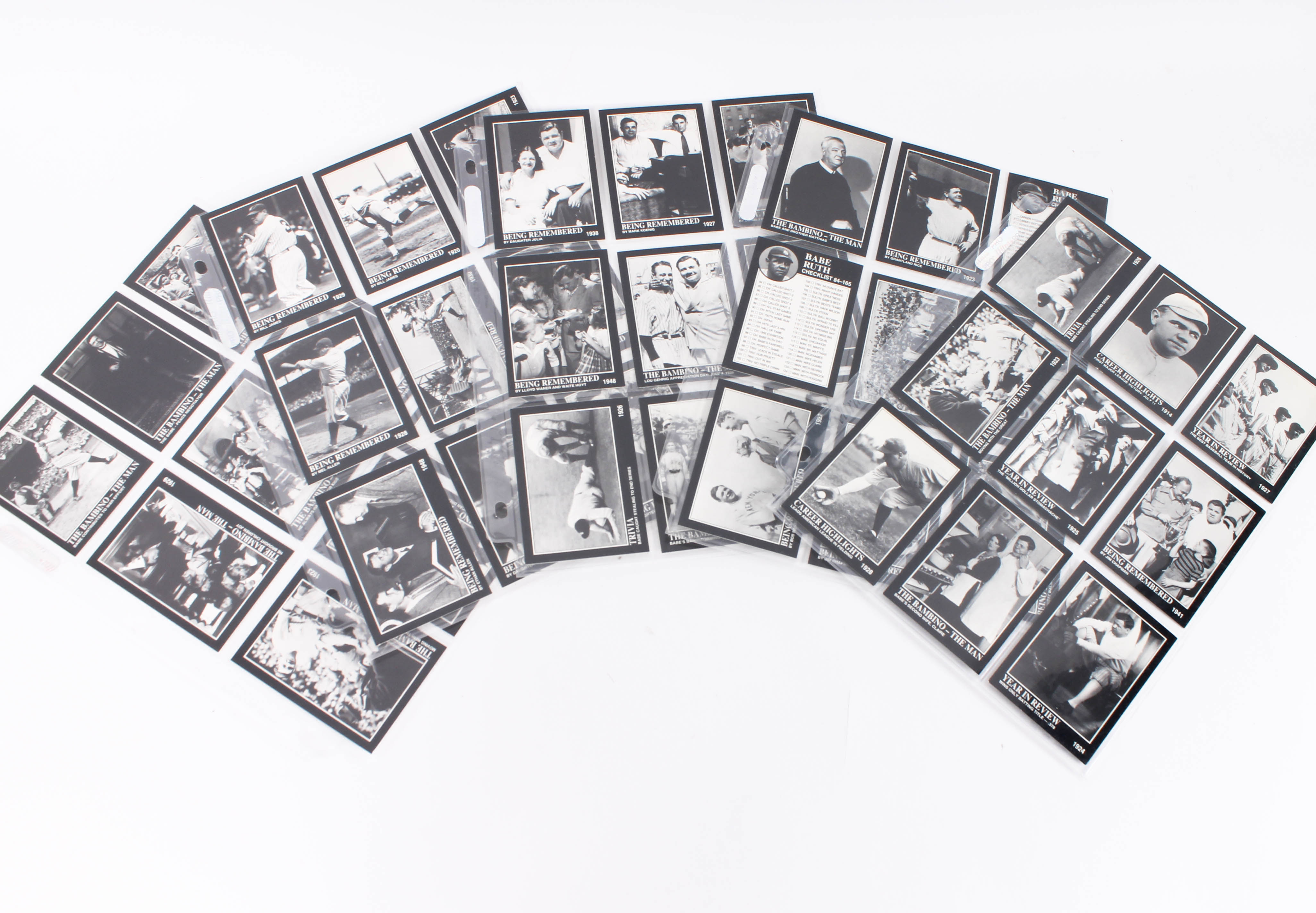 Sports Card Collection by Megacards Featuring Babe Ruth