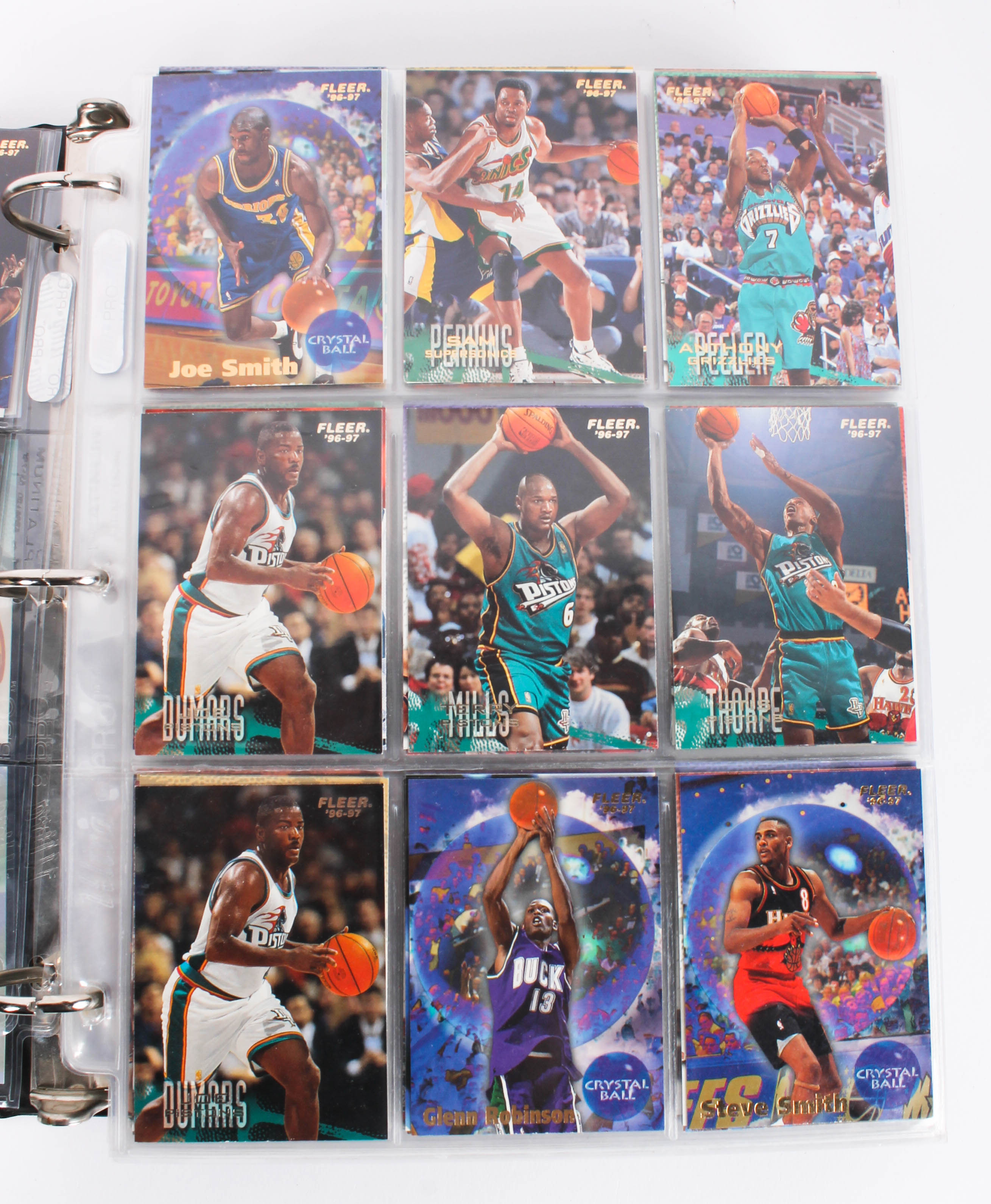 Large Collection of Basketball Trading Cards