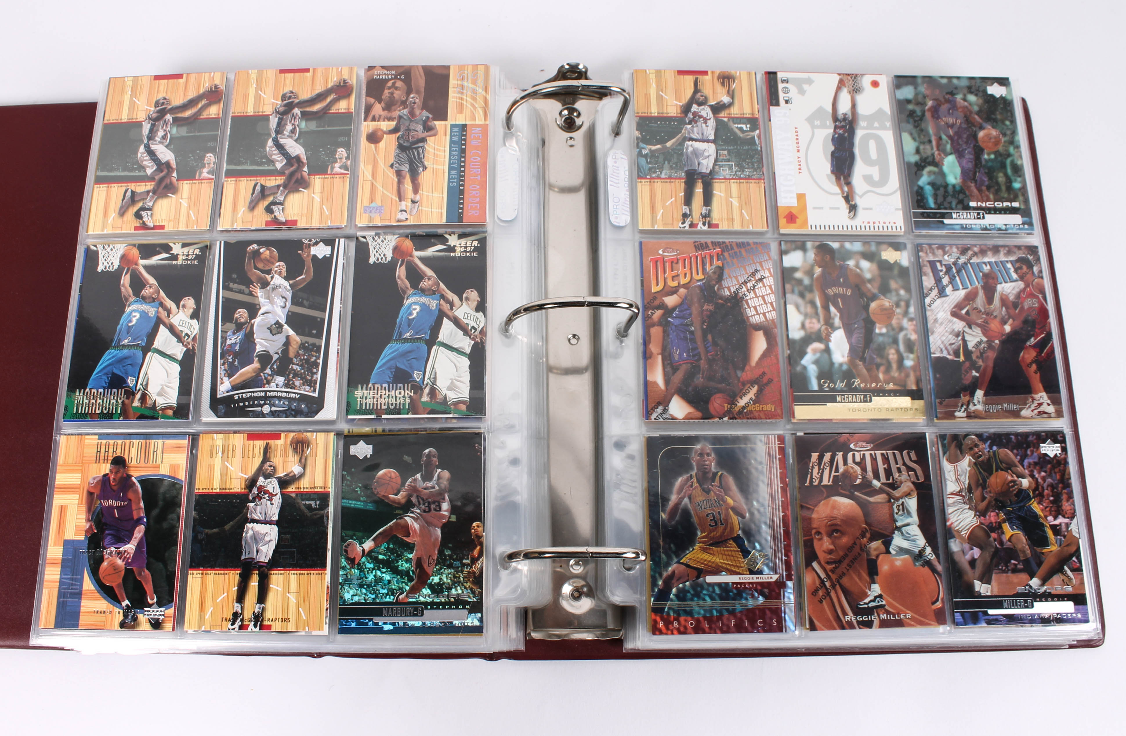 Collection of Basketball Trading Cards including Michael Jordan