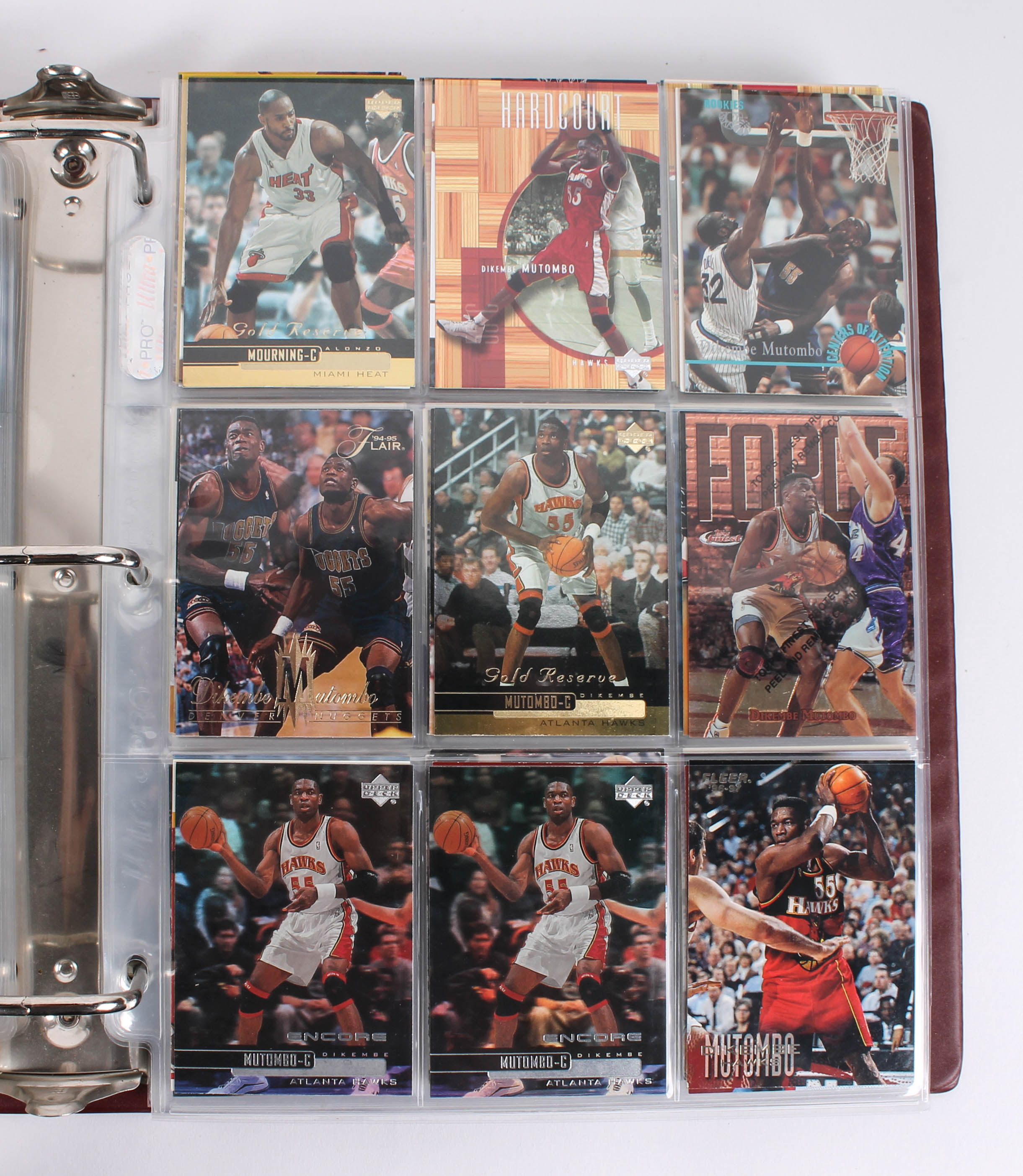 Collection of Basketball Trading Cards including Michael Jordan