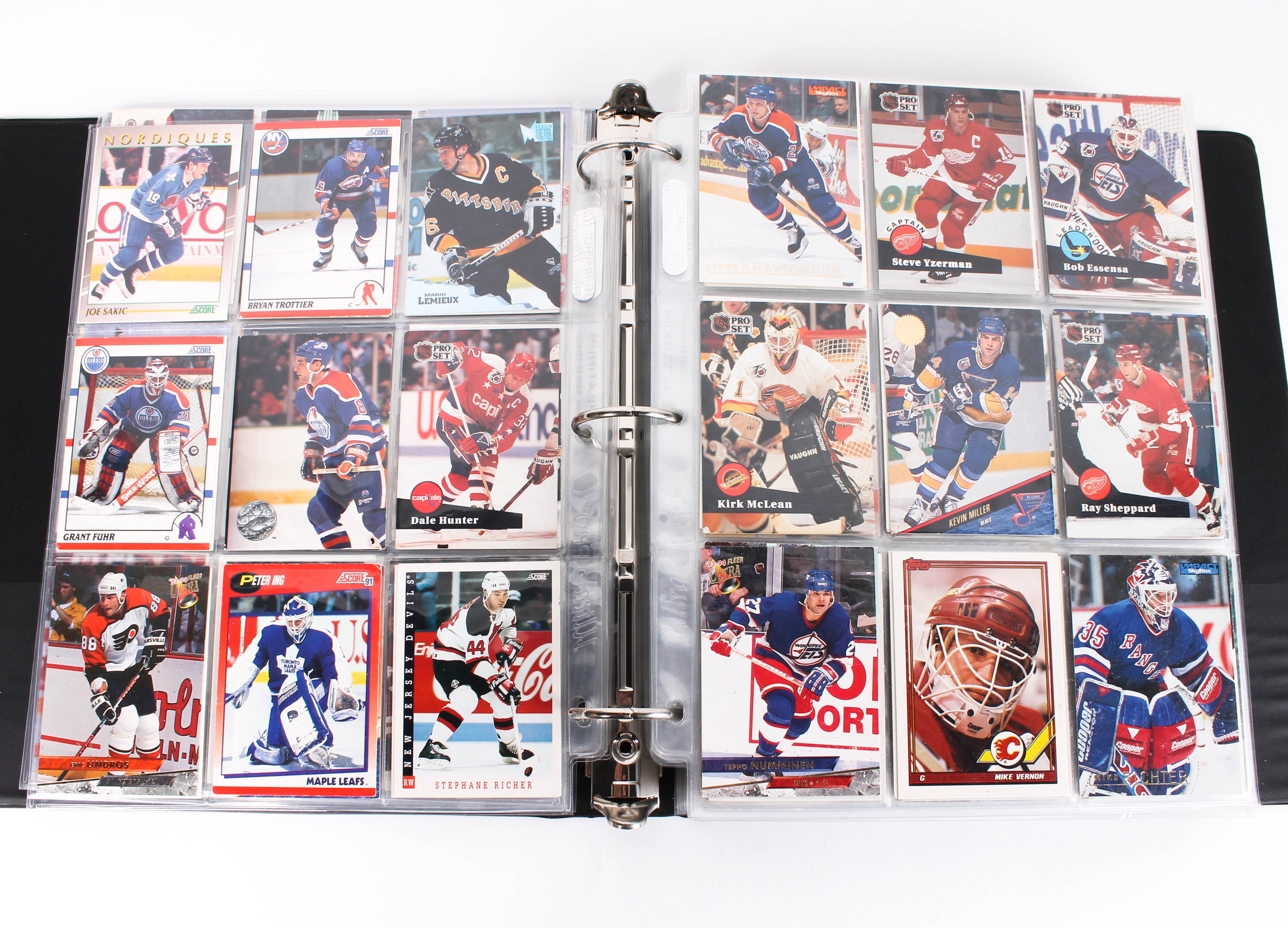 Collection of Hockey Sports Trading Cards
