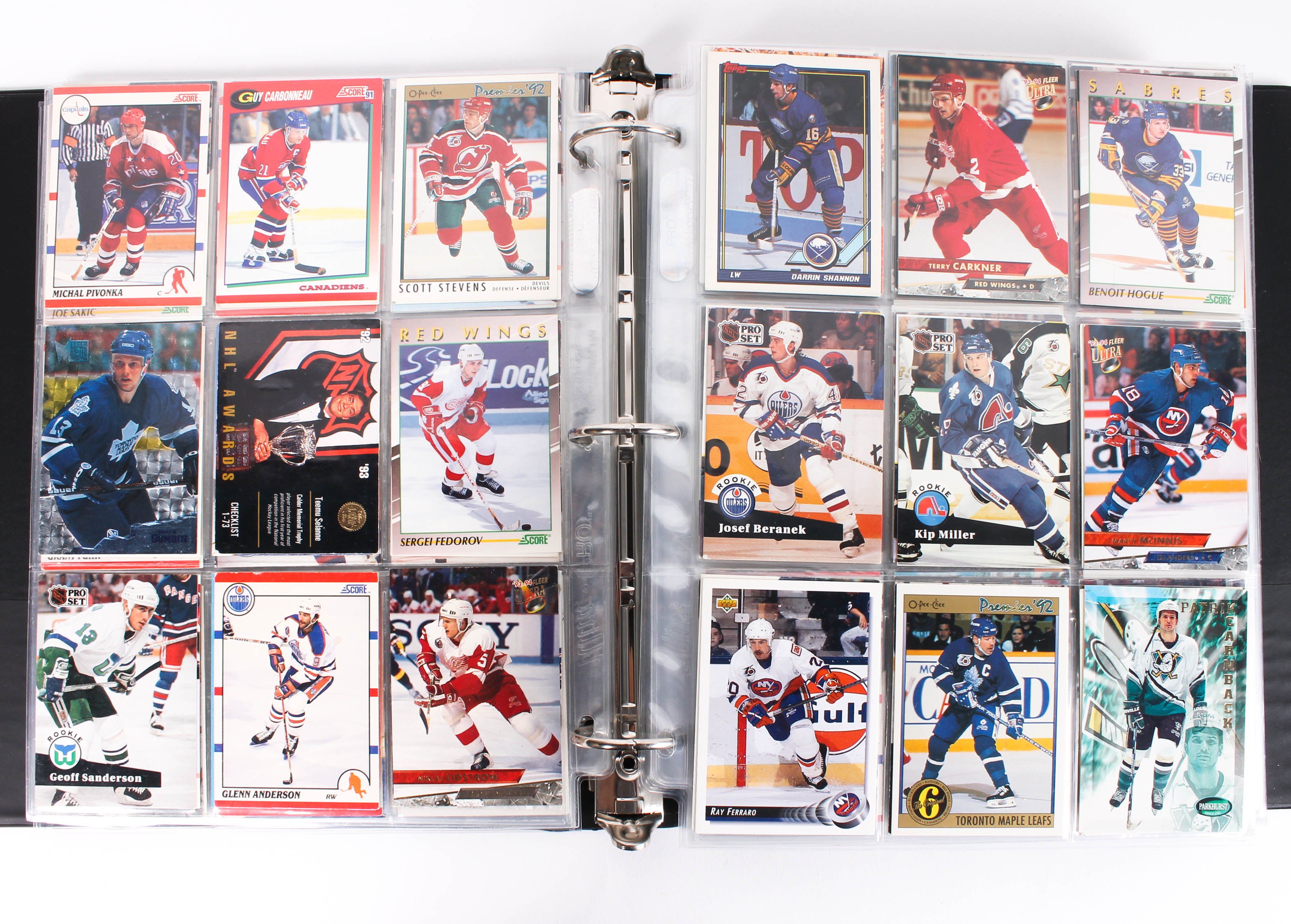Collection of Hockey Sports Trading Cards