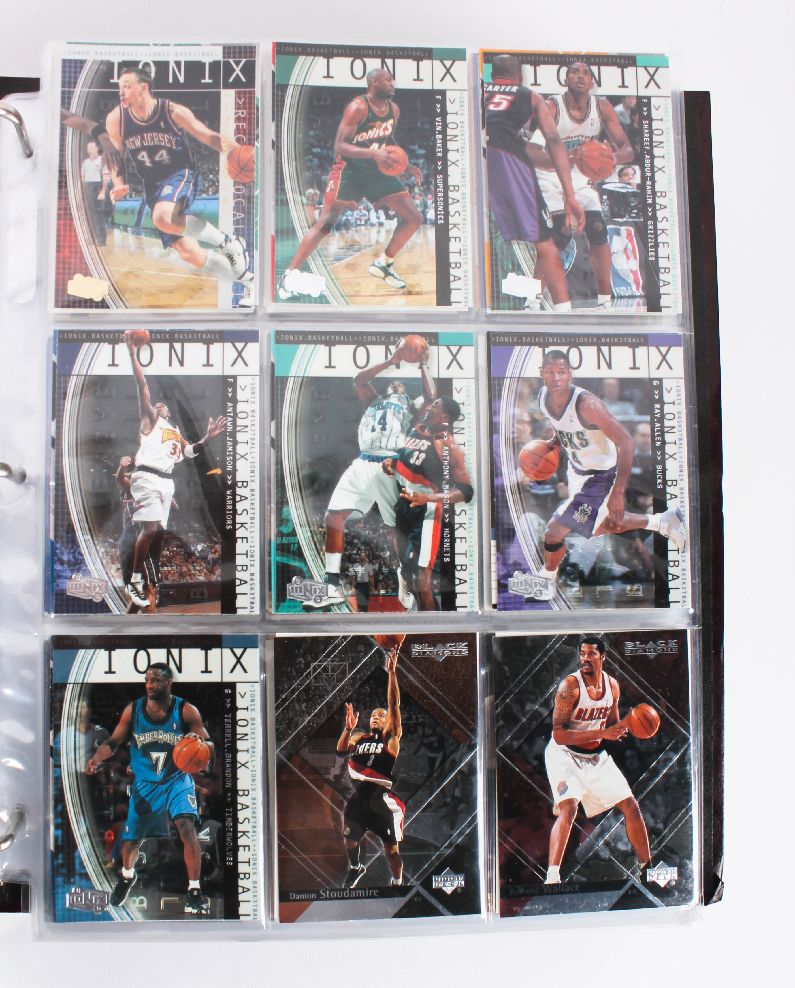Large Collection of Basketball Trading Cards