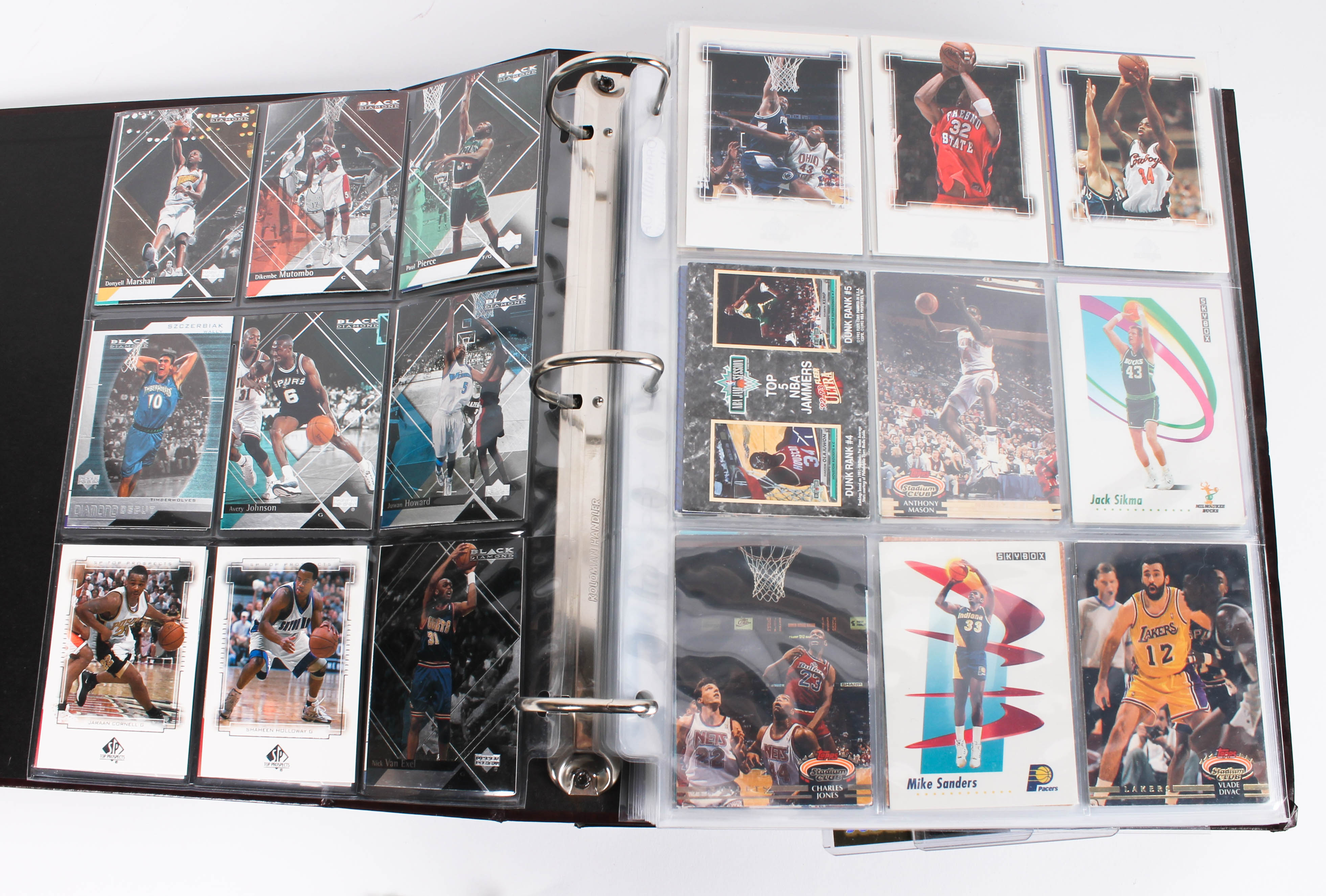 Large Collection of Basketball Trading Cards