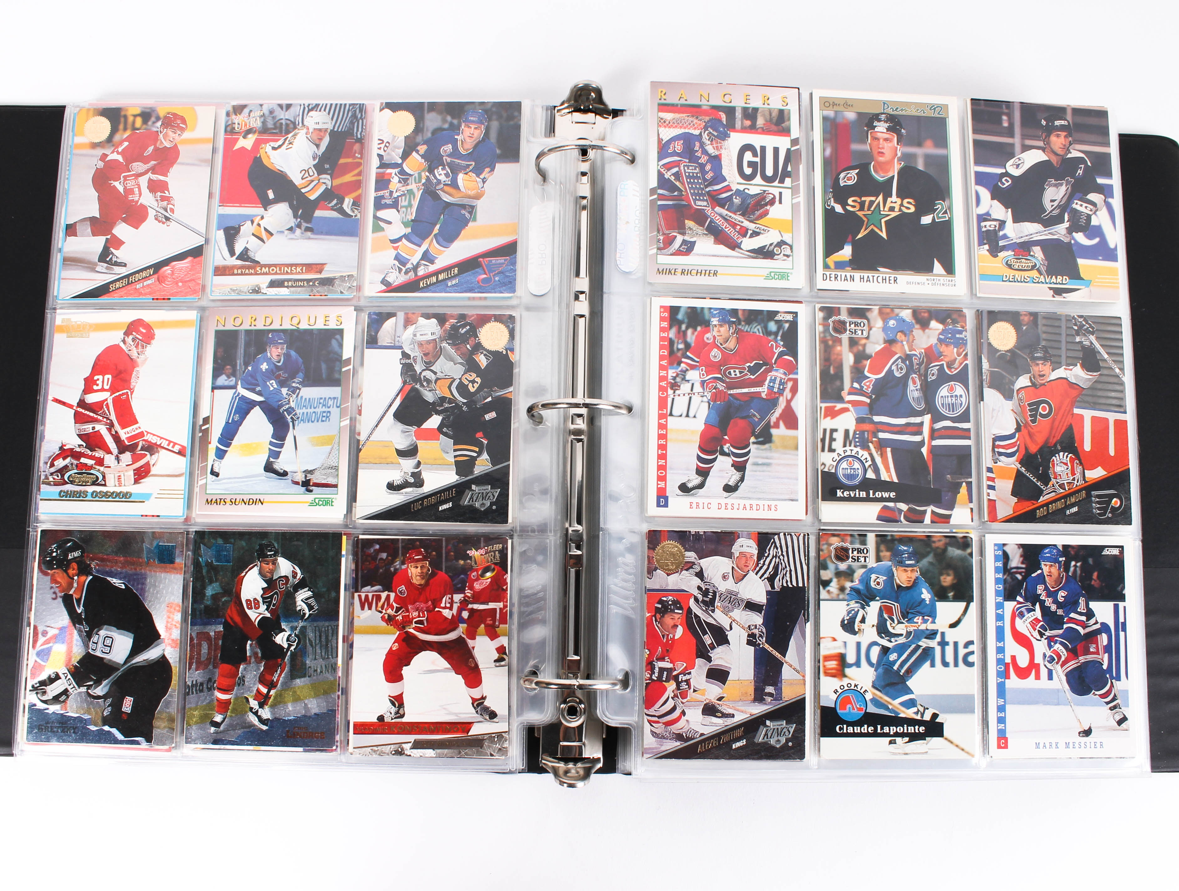 Collection of Hockey Sports Trading Cards
