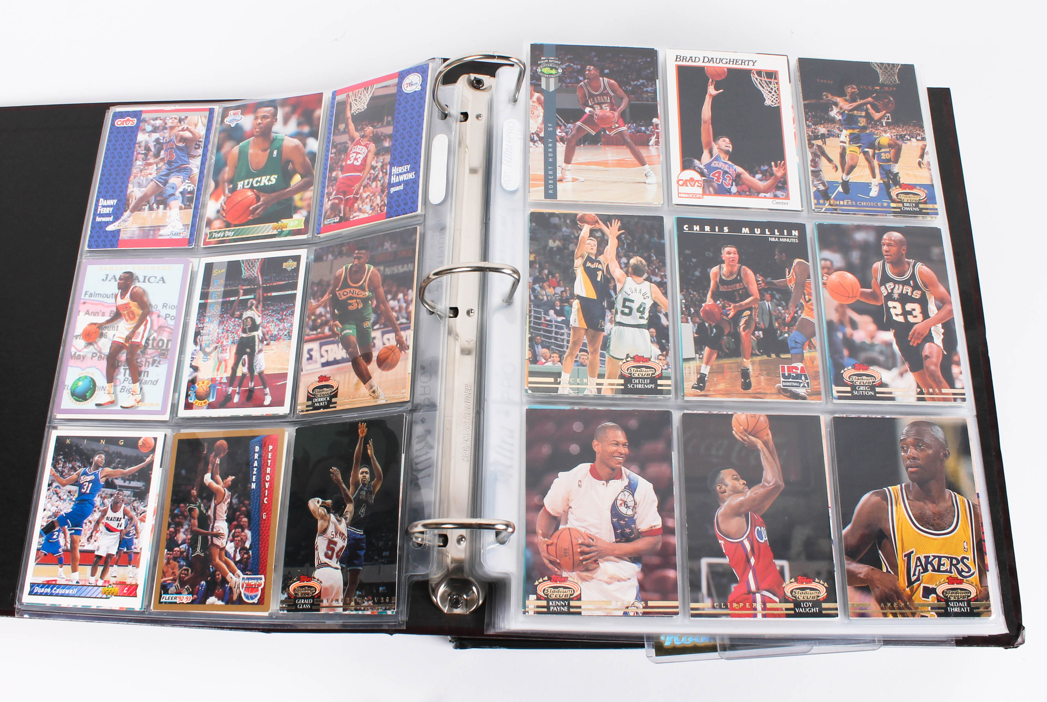 Large Collection of Basketball Trading Cards