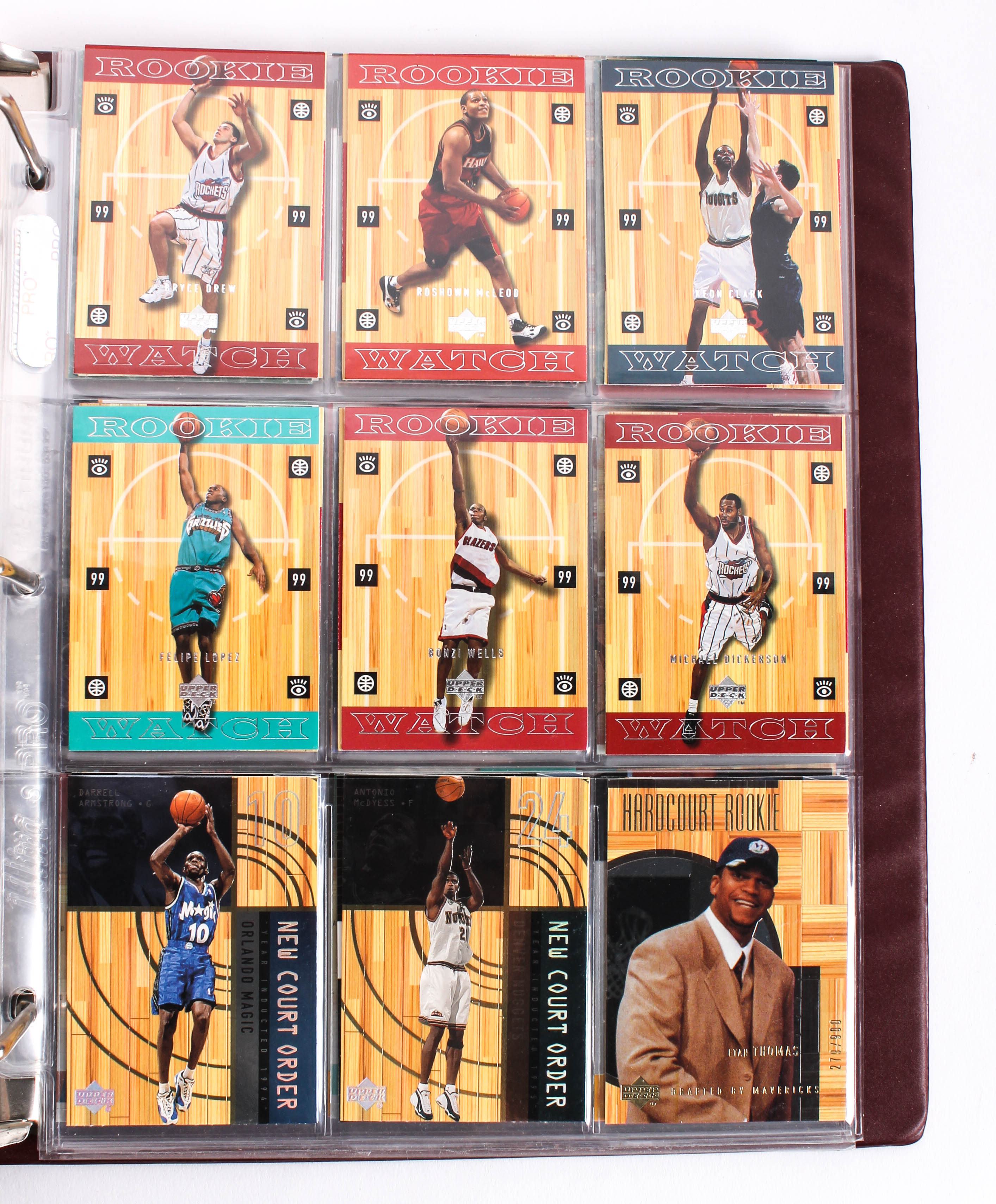 Collection of Basketball Trading Cards including Michael Jordan