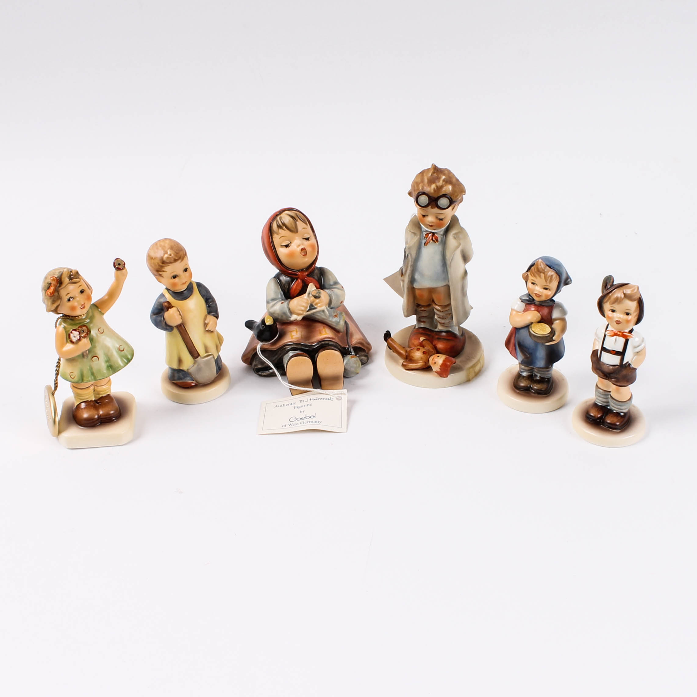 Collection of Six Limited Edition Hummel Figurines
