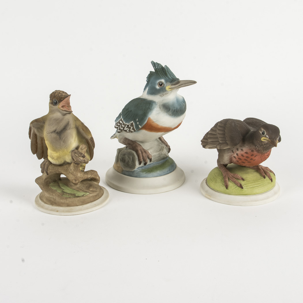 Boehm Porcelain Bird Trio