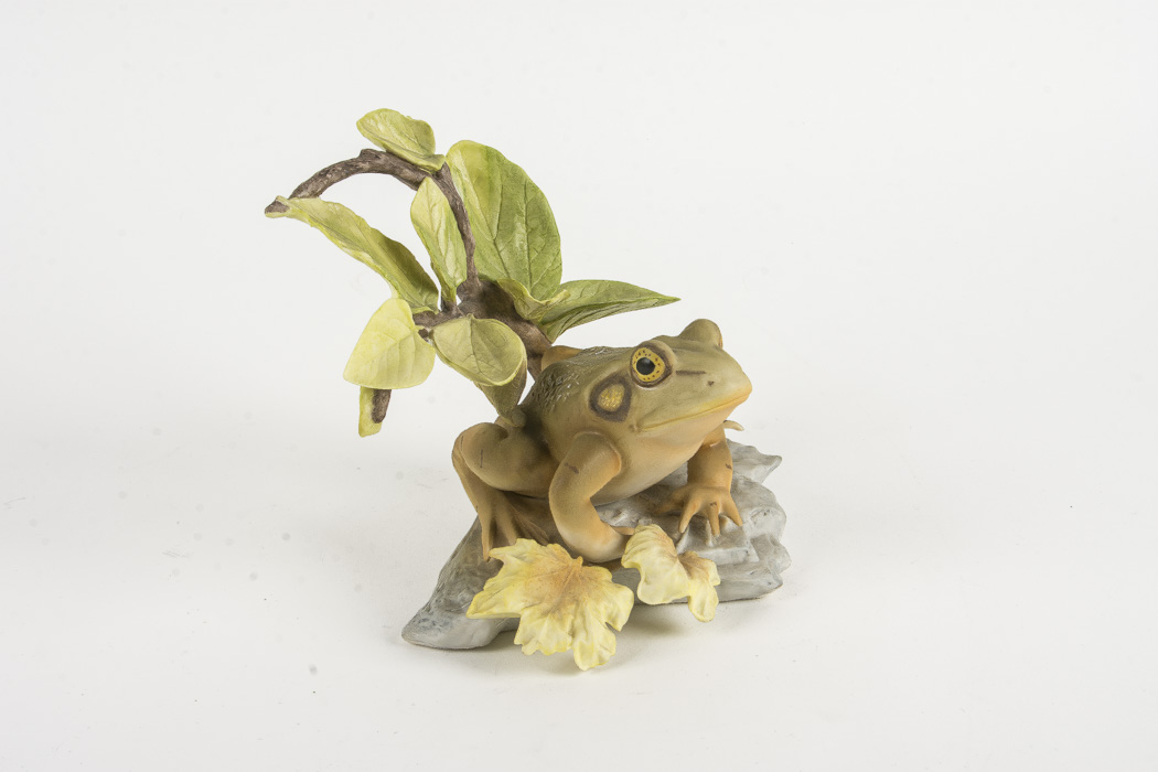Cybis Porcelain Bullfrog Figurine