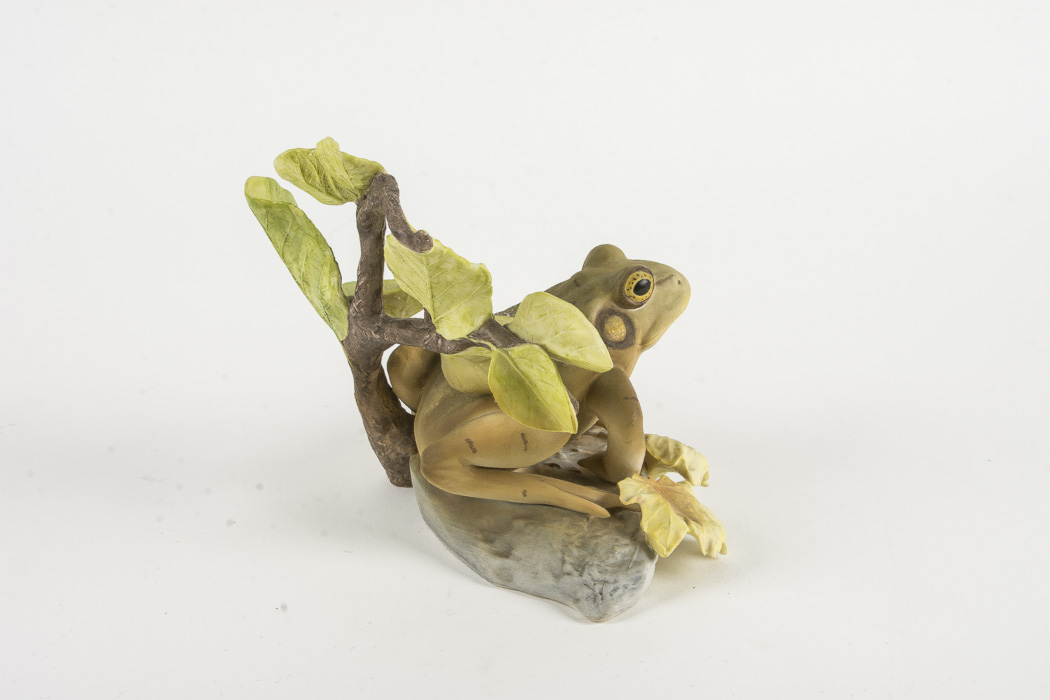 Cybis Porcelain Bullfrog Figurine