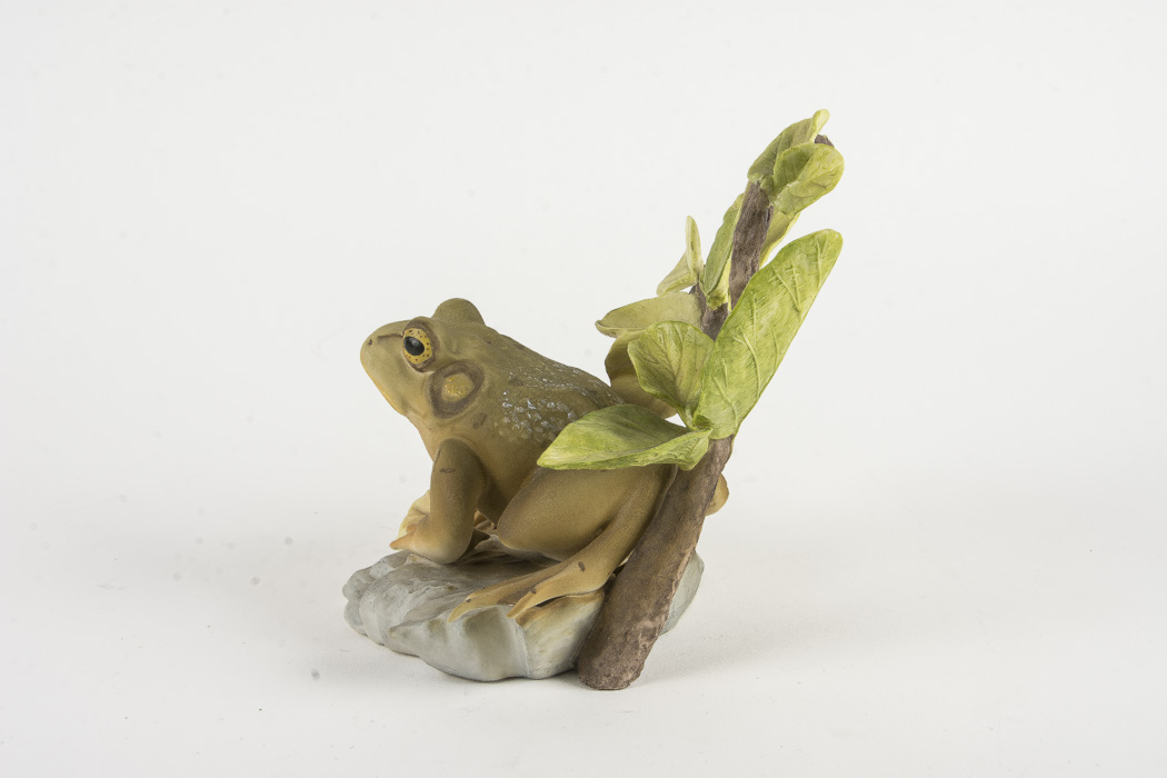 Cybis Porcelain Bullfrog Figurine