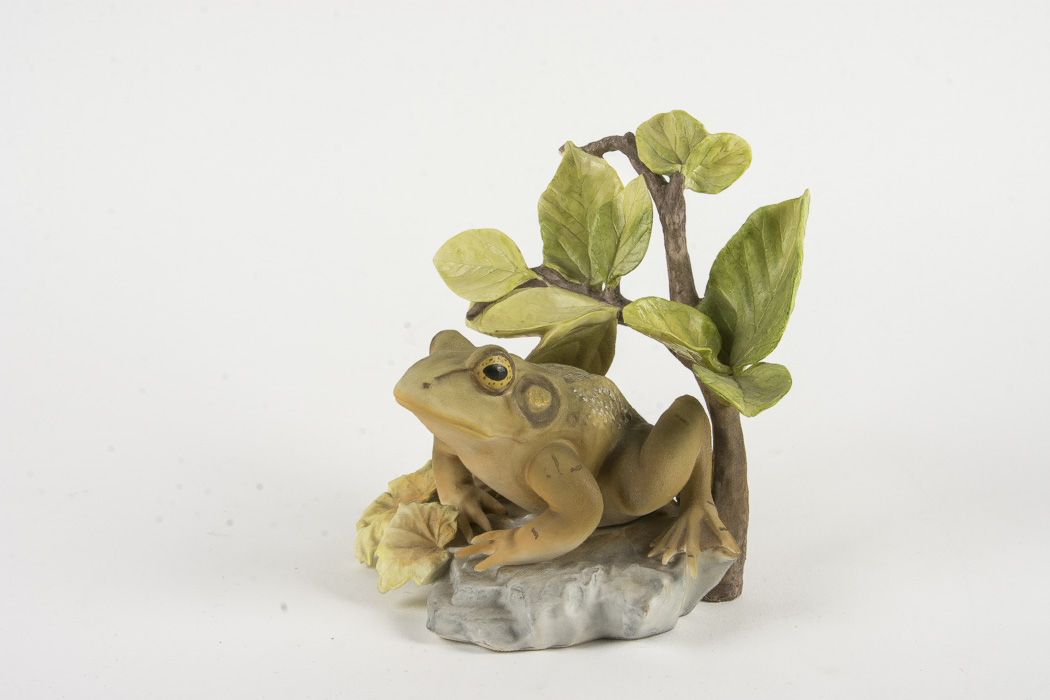 Cybis Porcelain Bullfrog Figurine