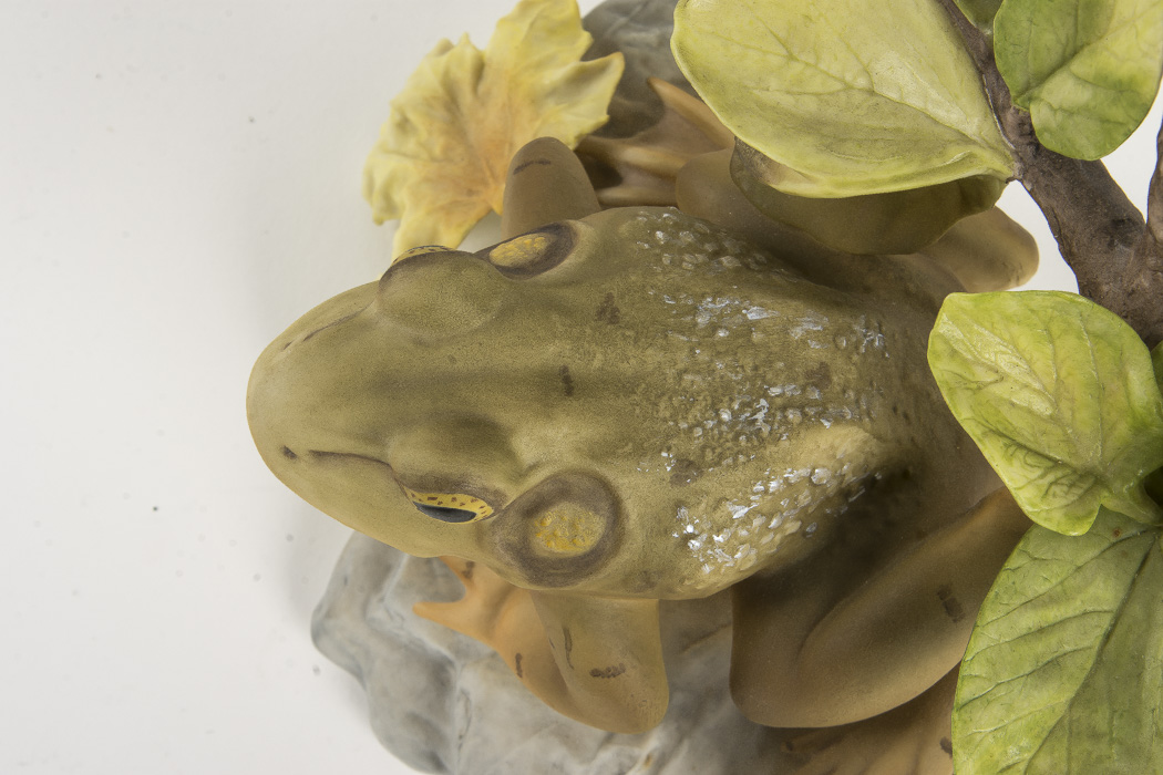 Cybis Porcelain Bullfrog Figurine