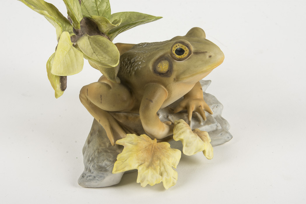 Cybis Porcelain Bullfrog Figurine