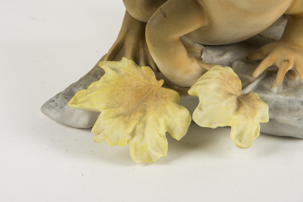 Cybis Porcelain Bullfrog Figurine