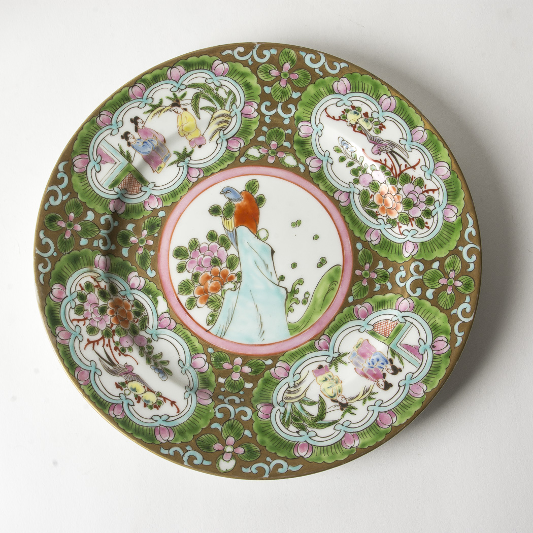 Collection of Chinese Rose Medallion and Rose Canton Porcelain
