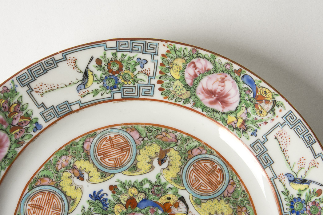Collection of Chinese Rose Medallion and Rose Canton Porcelain