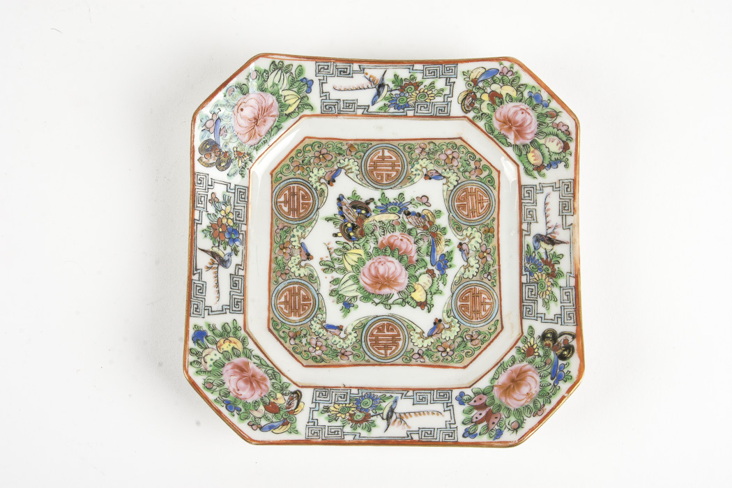 Collection of Chinese Rose Medallion and Rose Canton Porcelain