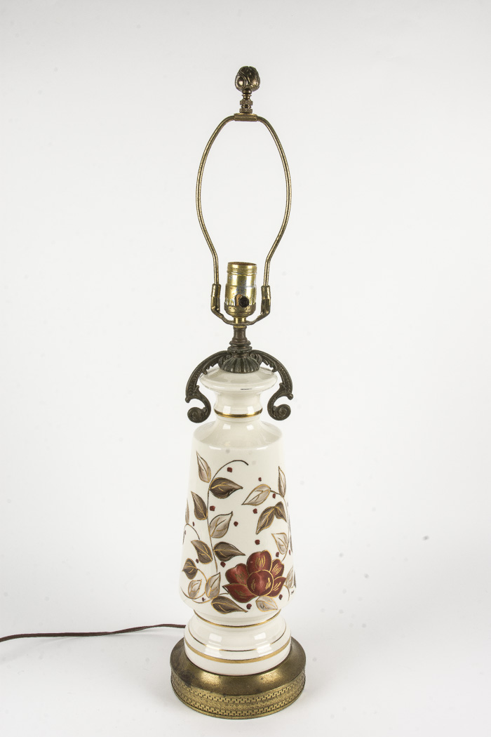 Hand Painted Vintage Table Lamp