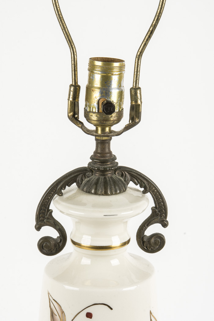 Hand Painted Vintage Table Lamp