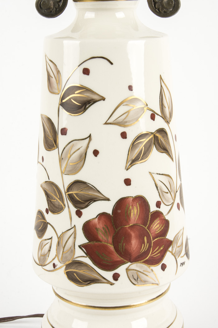 Hand Painted Vintage Table Lamp