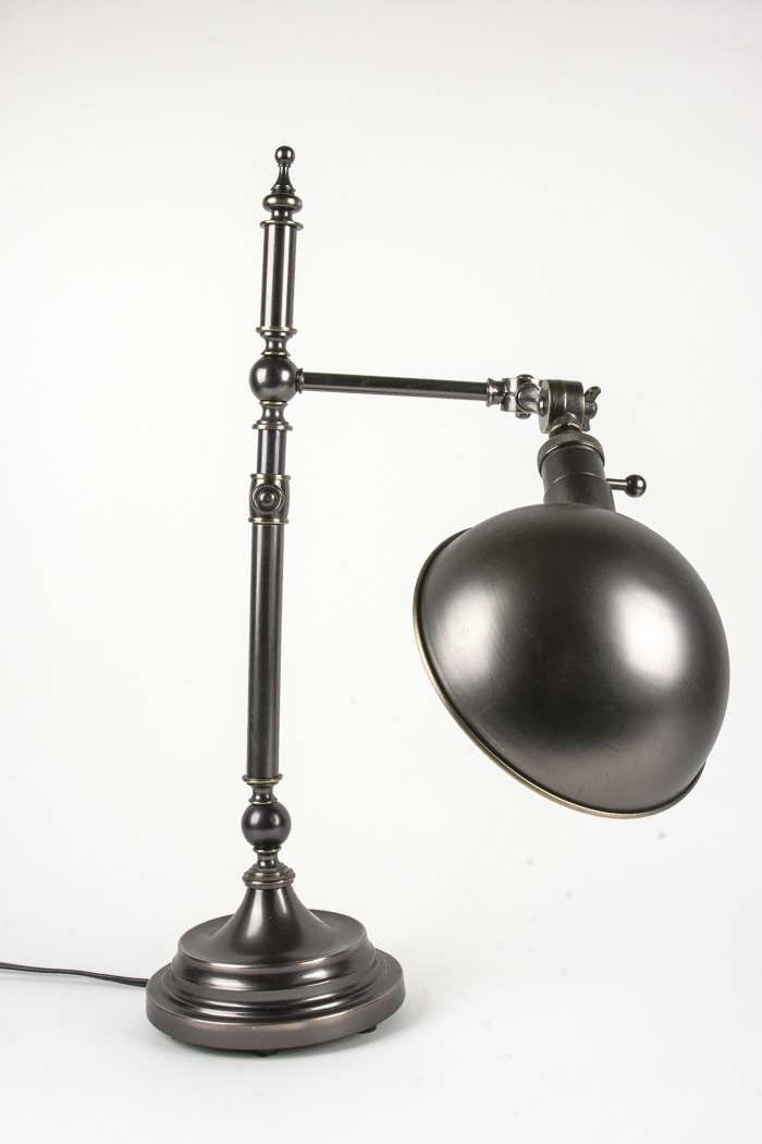 Hampton Bay Ornate Oil Rubbed Bronze Tone Desk Lamp