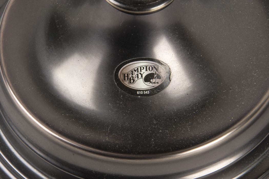 Hampton Bay Ornate Oil Rubbed Bronze Tone Desk Lamp