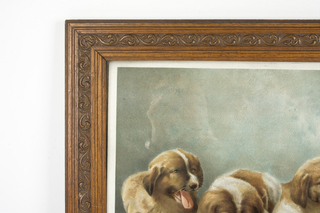 Knapp Lithograph Titled 'Where Is Mother."