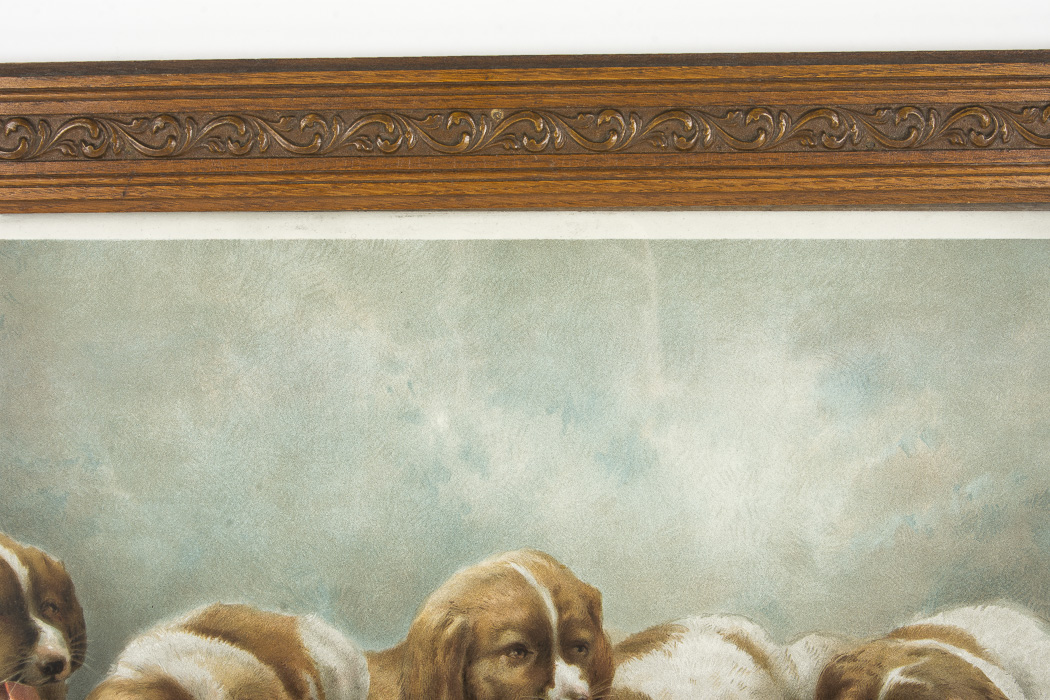 Knapp Lithograph Titled 'Where Is Mother."