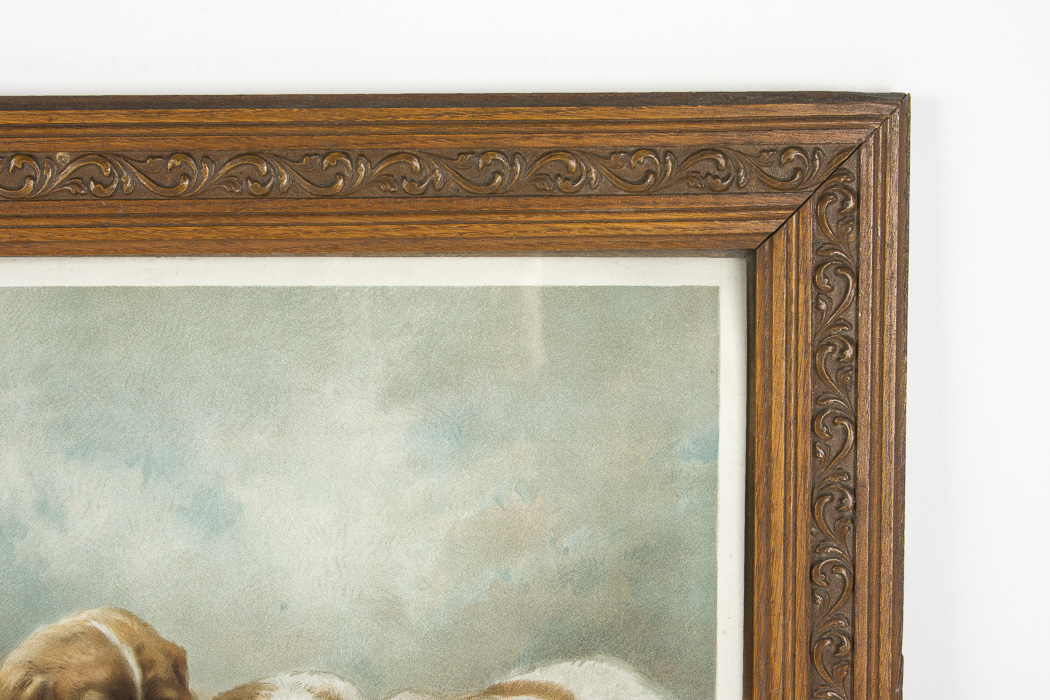 Knapp Lithograph Titled 'Where Is Mother."