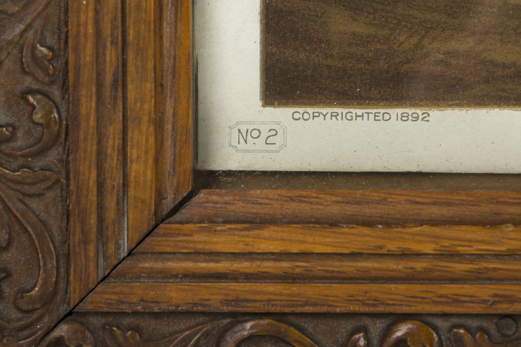 Knapp Lithograph Titled 'Where Is Mother."