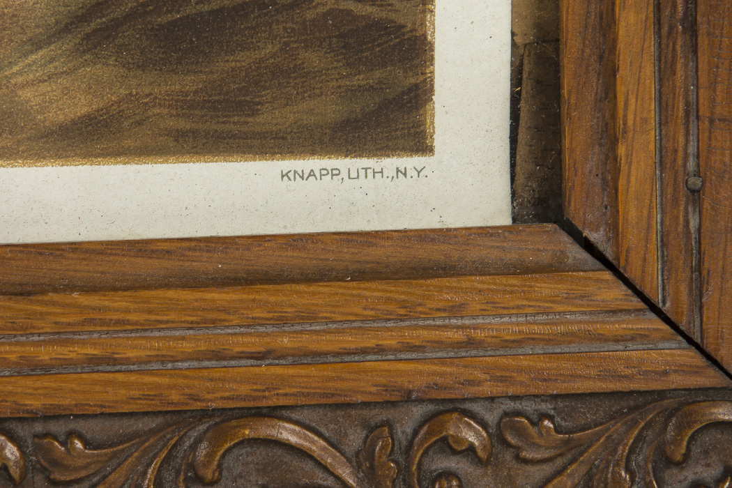 Knapp Lithograph Titled 'Where Is Mother."