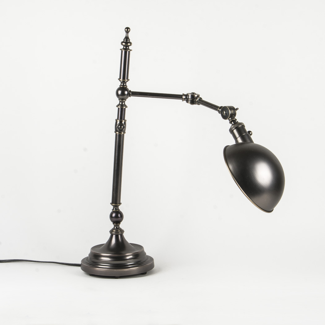 Hampton Bay Ornate Oil Rubbed Bronze Tone Desk Lamp